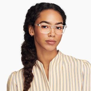Warby Parker, Chamberlain Frames in Crystal, One Size